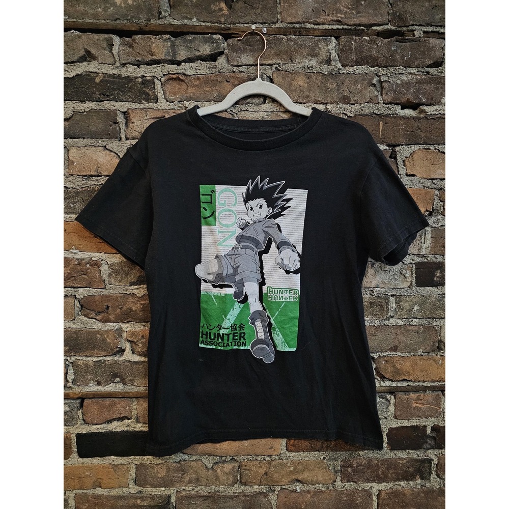 Hunter X Hunter Gon Freecss Shirt Youth Small Black Anime Graphic Tee T-Shirt‎